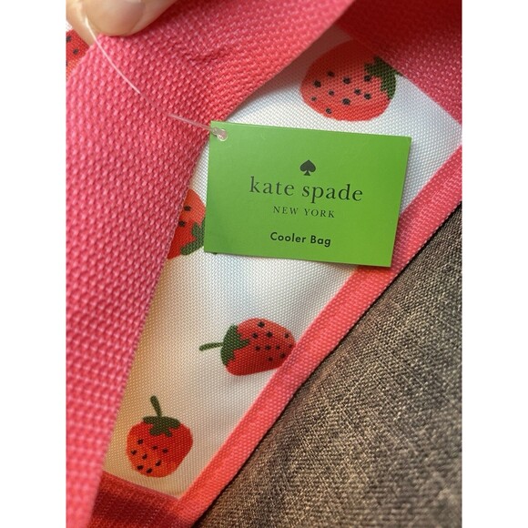 Kate Spade Cooler Bag Strawberry Classy Large Brand New With Tag - Picture 2 of 9